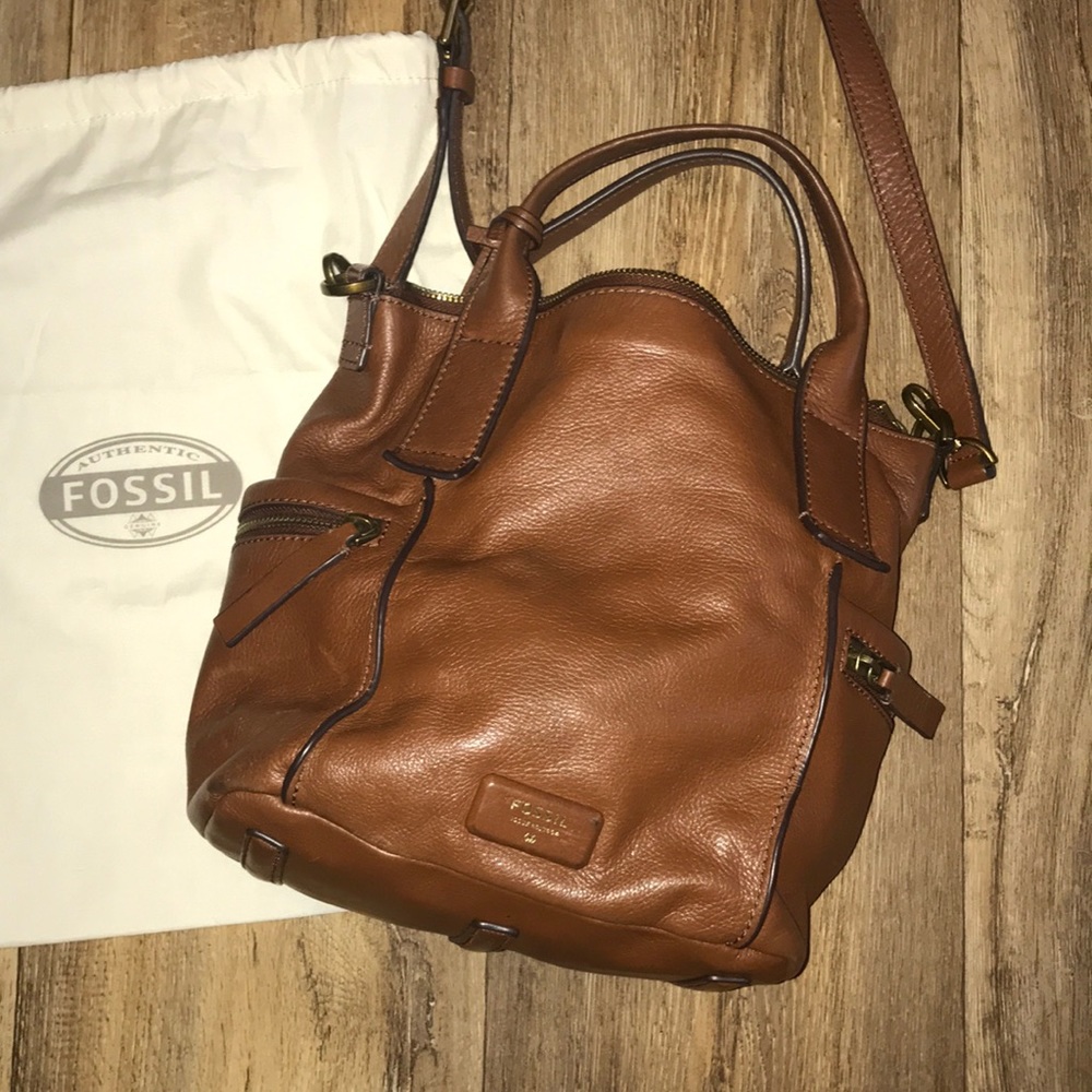 Fossil Brown leather purse